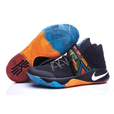 nike 耐克男子篮球鞋 kyrie 2欧文二代战靴全明星跑鞋 828375(黑