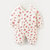 新生婴儿儿衣服秋冬纯棉和尚服0-3个月初生婴儿保暖衣宝宝连体衣(73cm 草莓)第2张高清大图