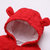 Oissie 奥伊西 1-4岁宝宝连帽冬季棉衣婴儿外出服儿童棉服(110厘米（建议3-4岁） 大红)第4张高清大图