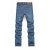 2013夏季时尚休闲男士牛仔裤 新款薄款直筒男士牛仔裤(蓝黑色 29)第2张高清大图