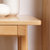 恒兴达 日式北欧全实木书桌现代简约家用台式电脑桌椅抽屉写字台办公桌(定制（胡桃色） 单书桌)第4张高清大图