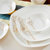 碗碟套装56头陶瓷餐具套装 景德镇骨瓷 金边碗盘碗碟套装 骨瓷餐具(玫瑰爱情 其他)第3张高清大图