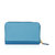 PRADA/普拉达 牛皮 女士时尚拼接金属Logo中长款钱包(蓝色)第4张高清大图