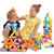 纽奇大颗粒磁力棒积木塑料42件 创意拼插磁性积木宝宝磁力棒2-3-6岁儿童玩具第3张高清大图