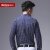 Genanx格男仕 秋装新款都市型男波点时尚长袖衬衫 D081(M)第2张高清大图