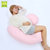 枕工坊第六代孕妇护腰枕ZGF-YF61(暖粉色 水晶绒)第4张高清大图