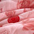 宁娃家纺 精品磨毛夏凉被 空调被 夏被 夏凉床品 单人双人适用(玫瑰 110×150cm)第4张高清大图