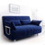 择木宜居 多功能折叠沙发床 沙发现代简约布艺组合沙发(蓝色的 小号1.2m规格)第2张高清大图