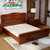 健舒宝 床 高箱储物床卧室双人床1.8米1.5米现代中式木床 婚床(1.8M*2.0M 框架床)第4张高清大图