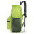双肩包 健身运动包 可折叠男女健身轻量运动背包 大容量书包便携户外登山旅行包(绿色)第3张高清大图