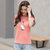 Dream Gate 2021夏季莱卡棉印花比心休闲时尚短袖女装圆领T恤(粉红色 M)第3张高清大图