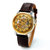 飞亚达(FIYTA)手表男士进口自动机械机芯手表 金淳系列(金色)第2张高清大图
