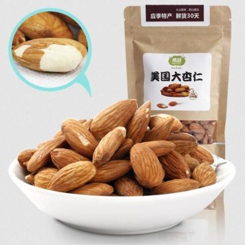 来品美国特大杏仁盐焗袋装190g