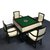 新中式全自动麻将桌四口机家用电动麻将桌餐桌两用实木禅意棋牌桌(一桌四椅组合三)第2张高清大图