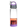 碧辰  清润系列多特玻璃杯 带不锈钢茶漏 450ML(紫色)