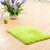 禧多屋（Hitohome)家居糖果色丝毛地垫卧室客厅茶几地毯防滑地垫(果绿 40*60cm)第4张高清大图