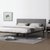 实木床现代简约胡桃木色家具1.8米1.5布艺软包主卧双人床第2张高清大图