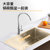 大白（diiib）洗菜盆单槽双槽304不锈钢水槽厨房洗碗家用水盆水池洗手(大单槽-标配版（不含龙头）)第4张高清大图