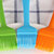 御良材 一体式硅胶刷子三支装 21cm（橘色绿色蓝色） YG-S21-Z3 耐高温 一体式第3张高清大图