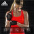 Adidas阿迪达斯防滑手套运动健身半指男女士骑行训练透气器械手套(黑蓝色 新品推荐 L)第5张高清大图