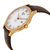 天梭/Tissot手表 俊雅系列钢带石英男士手表T063.610.11.038.00(金壳白面棕带)第4张高清大图
