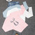2017秋季新款韩版 可爱兔子印花宽松显瘦长袖薄款T恤女装(浅蓝色 XXL)第5张高清大图