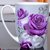 (国美自营)金禹瑞美（REMEC）紫色月光系列唐山骨瓷水杯茶杯第3张高清大图