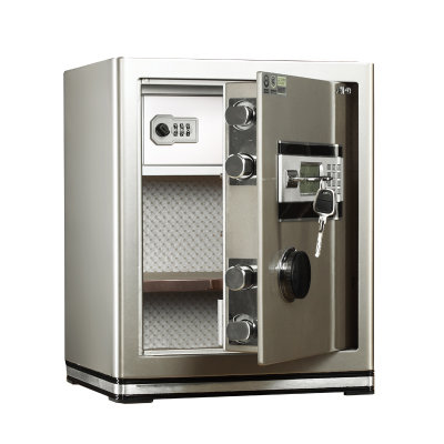 AIPU艾普保险柜家用床头入墙3c认证小型办公艾谱保险箱全钢45cm高(香槟金 FDX-A/D-45WG)