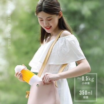 美的（Midea）双杯榨汁机MJ-LZ15Easy215 可作充电宝 家用便携式充电搅拌果汁机