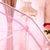 圣曼罗 加高蒙古包蚊帐 拉链360度全包围坐床式双开门防蚊纱(蒙古包-粉色 150×200)第5张高清大图