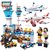 XINLEXIN航空飞机系列兼容乐高积木拼装颗粒玩具益智大型客机【856颗粒积木】 贴合紧密 ABS材质第2张高清大图