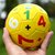 嘀威尼 Diweini2号方块足球儿童充气字母数字足球玩具 小足球皮球幼儿园玩具球(2号蓝色数字)第5张高清大图