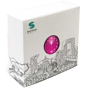 刷刷手环（shuashua）炫酷版 水晶粉 能支付能健身的智能手环 刷公交地铁购物一卡通计步睡眠