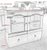 巢湖新雅 XY-A018 办公家具二门（80cm)实木皮油漆茶水柜(款式三)第5张高清大图