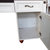 木巴欧式松木实木烤漆书台写字桌 台式电脑桌书桌1.4米高(白棕色写字台XZT019 默认)第5张高清大图