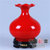中国龙瓷德化白瓷 陶瓷工艺礼品瓷 艺术瓷器礼品摆件 21cm荷口瓶(中国红)ZGH0047第5张高清大图