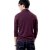 厉织造（Lihomme）2013春装新款 舒适柔软时尚休闲棉质长袖T恤 纯粹(紫色 M)第2张高清大图