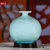 现代简约德化陶瓷复古摆件欧式花瓶家居客厅装饰品大号花瓶瓷器(12cm绿结晶)第4张高清大图
