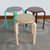 木巴曲木凳简约实木圆凳家用餐凳餐椅加固木头凳子矮凳子包邮(咖啡色DZ024 送货到家)第2张高清大图