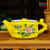 精美帝王黄瓷茶具八件套 竹报平安 创意时尚第4张高清大图