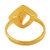 多边金都（MULTIGOLD）时尚系列炫彩千足金马蹄莲戒指（约4.6g）第5张高清大图