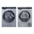 西门子（SIEMENS）洗烘套装10公斤滚筒洗衣机除菌除螨9公斤进口热泵烘干机WG54C3B8HW+WT47U6H80W(10KG除菌滚筒*9KG进口热泵烘干 银色)第4张高清大图