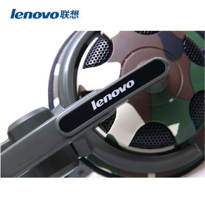 联想(lenovo) P955 原装迷彩版 头戴式耳麦 超重低音 线控 酷炫潮耳机