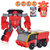 变形汽车飞机机器人玩具带发射器车模型手办拼装套装儿童男孩玩具(333-15)第5张高清大图
