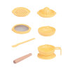 黄色小鸭 婴幼儿食物调理器 七件组 330097(无色)
