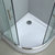 品典卫浴 Clean Dell 简易淋浴房含底盆 3C钢化玻璃 90*90 311B(不含蒸汽 亚克力底盆)第4张高清大图