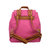 TWINSET女士粉色拼棕色人造革双肩包 OS8TAD-02489粉色 时尚百搭第4张高清大图
