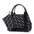 BALENCIAGA女士黑色帆布手提包 339933-KMZAN-1000黑色 时尚百搭第6张高清大图