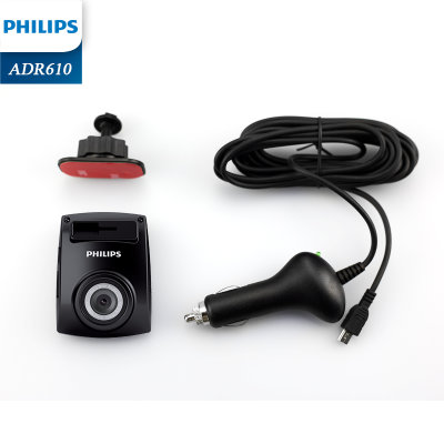 飞利浦(Philips) ADR610行车记录仪1080P高清夜视力广角隐藏式带停车监控(官方标配)