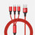 幻响（i-mu）数据线 HD-E08 牛气充天三合一多功能充电线(红色)第4张高清大图